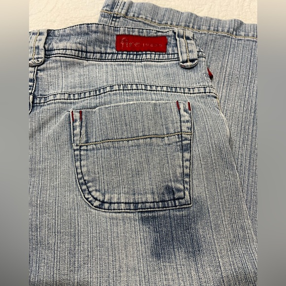 Vintage “Fire Jeans” 👖 size - 13 WIDE LEG Capri - Picture 10 of 11